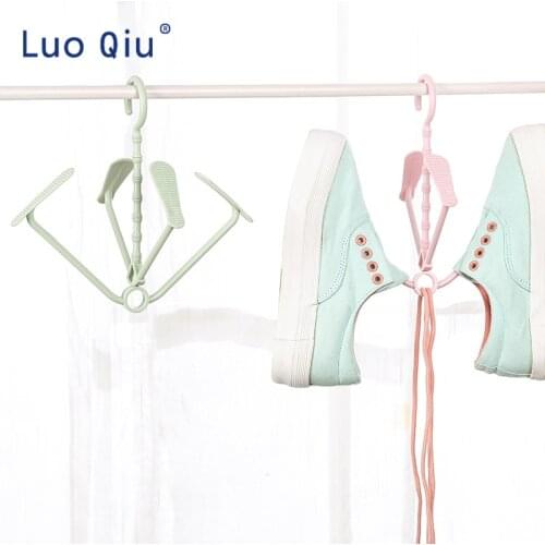 Plastic Shoe Racks Underwear Drying Rack Hook Hanger Shoe Drying Rack Small Hanging Rack for Outdoor