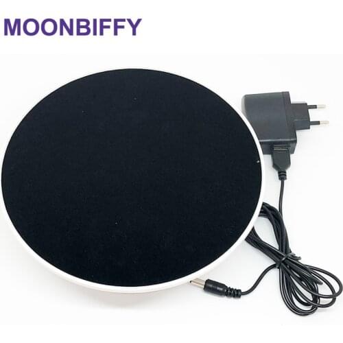 20cm 360 Degree Electric Rotating Turntable Display Stand for Photography Max Load 1.5Kg video shooting props Turntable Battery