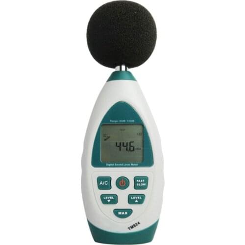 Professional Mini Accuracy Digital Range 30-130dB Sound Level Meter Noise Volume Measuring Instrument Decibel Testing Gauge Tool