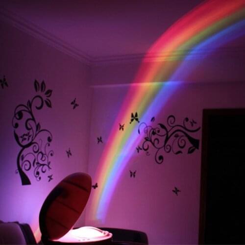 Rainbow Galaxy Projector Night Led Lights for Room Lamp Holiday Indoor Lighting Decoration New Year Birthday Christmas Gift