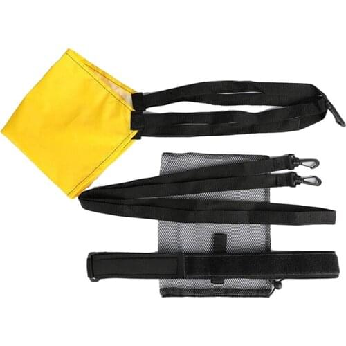 Swimming Resistance Belt Drag Parachute and Tether for Resistance Training Swimming Special Strength Training Set