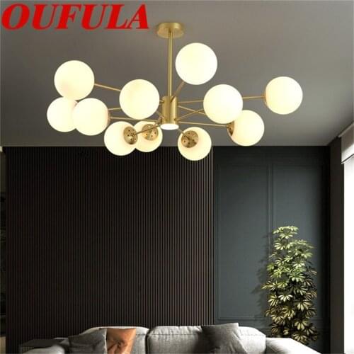 AOSONG Modern Chandeliers Brass Contemporary Home Creative Decoration Suitable For Living Room Dining Room Bedroom