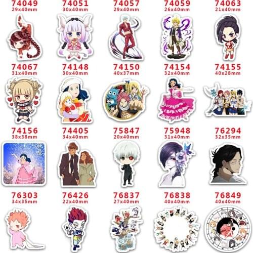 DIY Craft Supplies cartoon character printed flat back planar resins 30 pieces PR74049