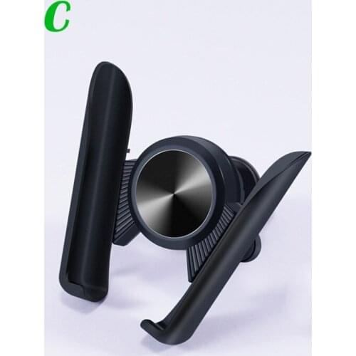 Universal Magnetic Aluminum Alloy Car Phone Holder Car Vent Navigation Bracket Universal Mobile Phone Lazy Person Bracket