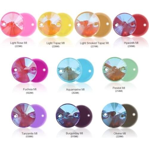 XiChuan 10Pcs Flatback Sew On Stones New Design Shiny Crystal Stones Home DIY Clothes bag Wedding Dresses Decoration Crystals