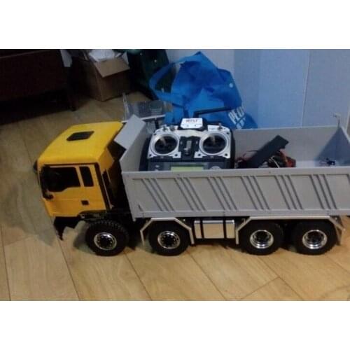 1/14 Scale Engineering tractor vehicle trailer Low hurdles body bucket carriages 62/45/40cm For tamiya lesu MAN SCANIA R620 R470