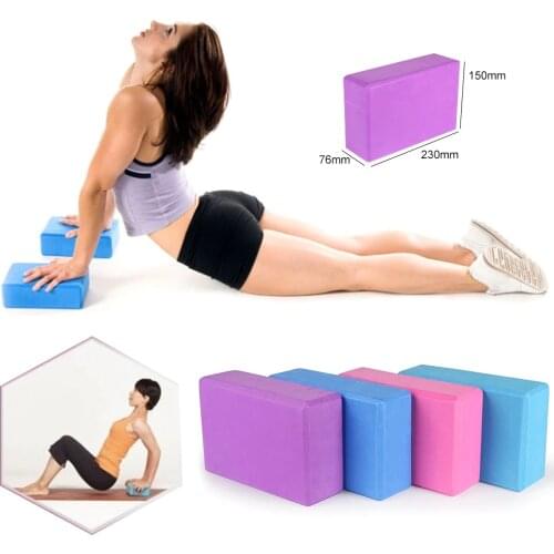 1pc 180g High Density EVA Yoga Brick Anti-slip Yoga Pillow Eco-friendly Moisture-proof Foam Prevent Injury Yoga Supplies