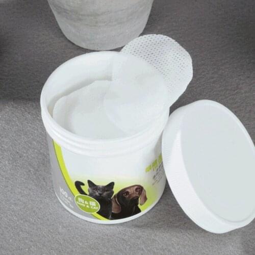 100 PCS Grooming Pet Dog Cat Wipes The Tear Stains Pets Wipes Grooming Home Pets Product Clean For Dogs Cats Other Pets To Clean