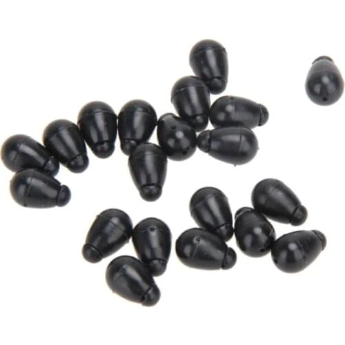 20Pcs Quick Change Beads Carp Fishing Feeder Line Holder Trough Terminal Beads Fishing Change Hooklength Instantly Shock Bead