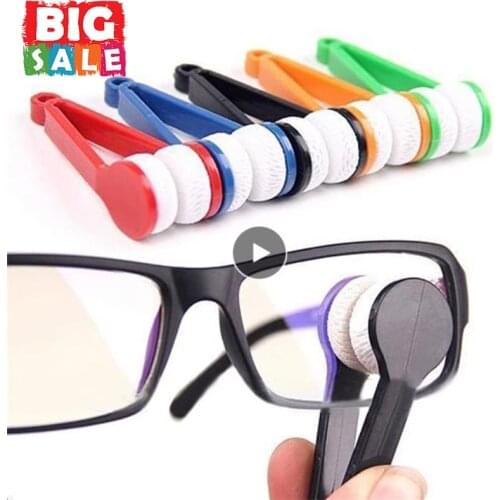 5Pcs Sun Glasses Eyeglass Microfiber Spectacles Cleaner Brush Cleaning Tool Cleaning Brush Auto Cleaning Brushes Accessories New