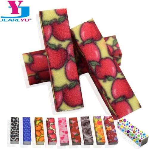 5pcs Mix Colorful Nail Polishing Block Sanding Sponge Nail File Buffer Block DIY Nails Accessoires Manicure Tools