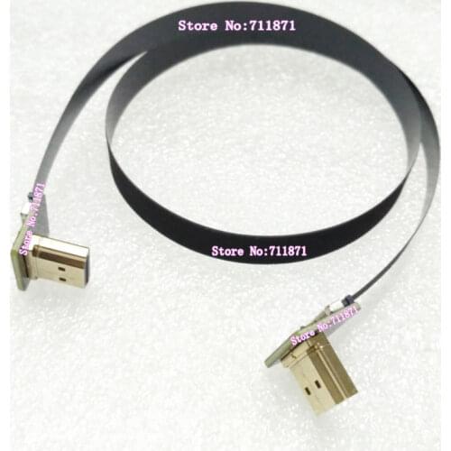50cm UAV unmanned aerial vehicle HDMI Cable Line Double Right Angle Up Bend FPV HDTV Aerial Photography HDMI Cable FPV HDMI Line