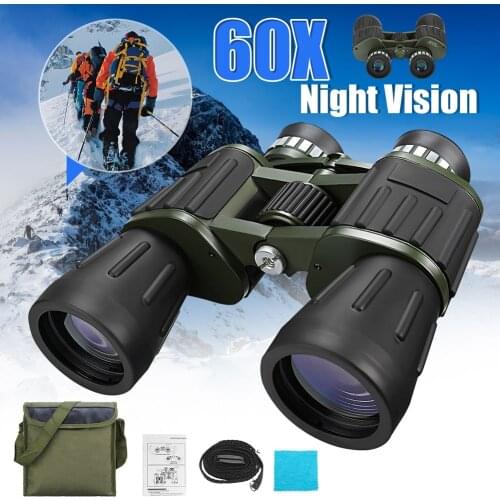 Binoculars Night Vision 60x50 Zoom Powerful HD Optics for Outdoor Camping Travel LB88