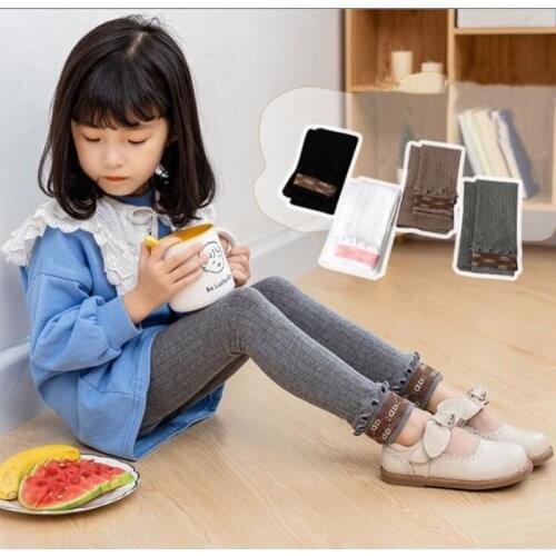 Spring Autumn Girls Leggings Cotton Trousers Fille Kids Pants Girls Pants Skinny Print Children Leggings Trousers