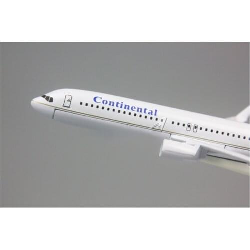 Diecast 1/400 Scale Continental Airlines B737-800 Alloy Airplane Model Static Display Adult Collection Gift Toys 16cm