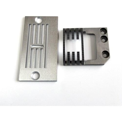 Needle Plate + Feed Dog For Pfaff 118 Zigzag Machine.#91-163424-04+ 91-163380-04