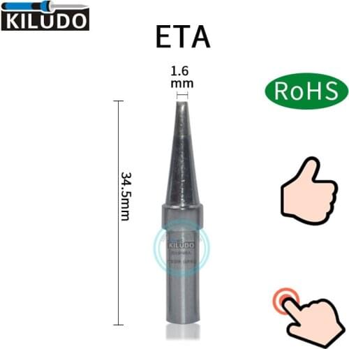 KILUDO 5pcs ETA Solder Iron Tip soldering station Tip for Weller WES51/50/ PES51