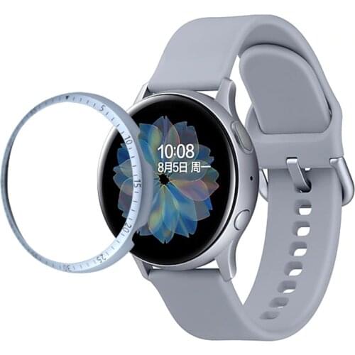 Metal Bezel Rings Time Styling for Samsung Galaxy Smart Watch Active 2 active2 Smartwatch 40mm 44mm 40 44 MM Case Accessories
