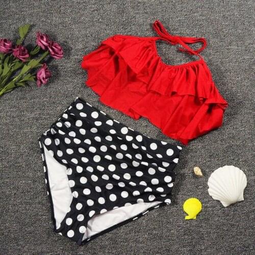 MOTUONILOVE Polka Dot Swimwear