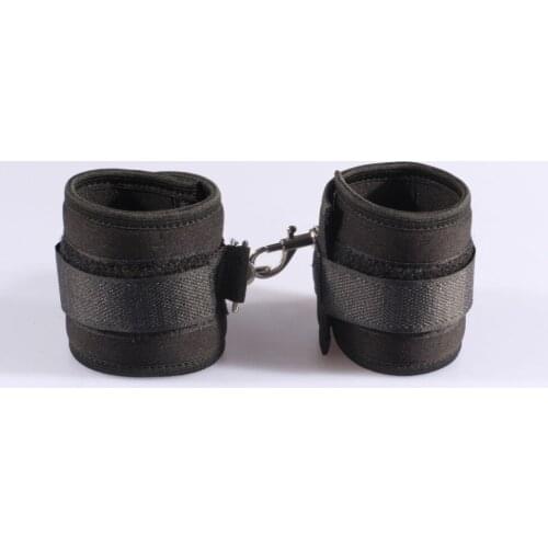 SMSPADE Black sponge and braid handcuffs, adult sex toys, drop shipping wholesale cheapper wrist cuffs