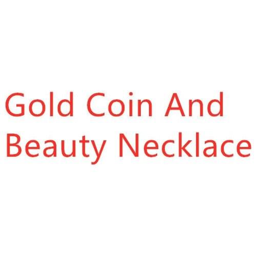 2020 New Hip Hop New Fashion Jewelry Gold Color Beauty map Medusa Pendant Necklace Hot Sale for girls