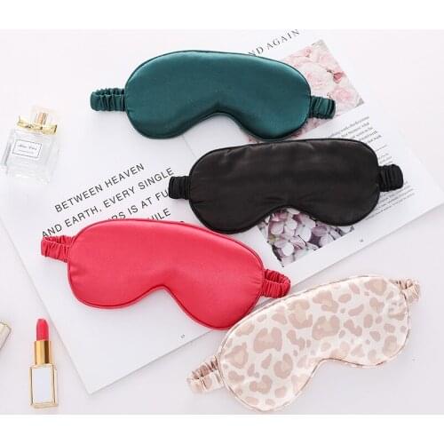 Sleeping Silk Mask Night Dream Blindfold Eye Bandage Sort Silk For Women Men Sleep Fashion Cover Travel Relax Health Goggles