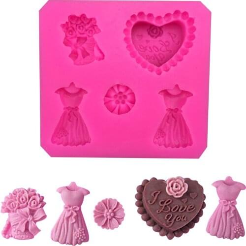 Baby born shaped 3D fondant cake silicone mold for polymer clay molds chocolate pastry candy making decoration tools F0220