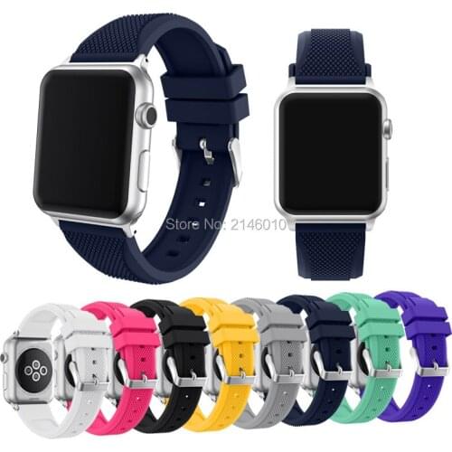 Replacement Pineapple Pattern Silicone Sport Bracelet Strap Watch Band For Apple Watch Series 4 3 2 /1 40mm 44mm 38/42mm