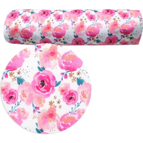 50*145cm or 50*45cm Flower Floral 4 Ways Stretch Knit Fabric for Tissue Sewing Quilting Needlework Material DIY Cloth Bags