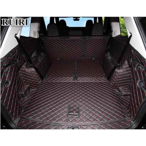 High quality! Special car trunk mats for Volkswagen Atlas 7 seats 6 seats 2019 durable boot carpets cargo liner for Atlas 2018