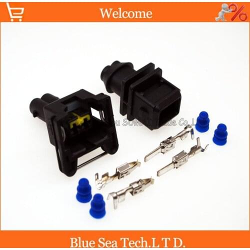 20 sets 2 Pin 3.5mm male&female Auto Oil nozzle plug,sensor plug,Injector connector for Toyota,Honda,Nissan car