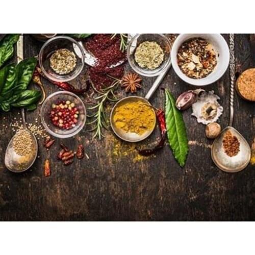 5D Diamond Painting Seasoning Diamond Embroidery Full Square/Round Mosaic Stones Rhinestones Pictures Kitchen Decoration ll738