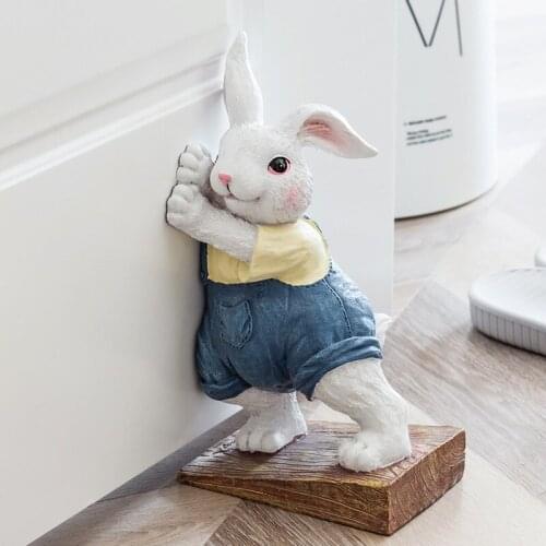 Home Decor Accessories Door Stops Resin Animal Door Stopper Creative Cartoon Door Stop Home Accessories Living Room Decoration