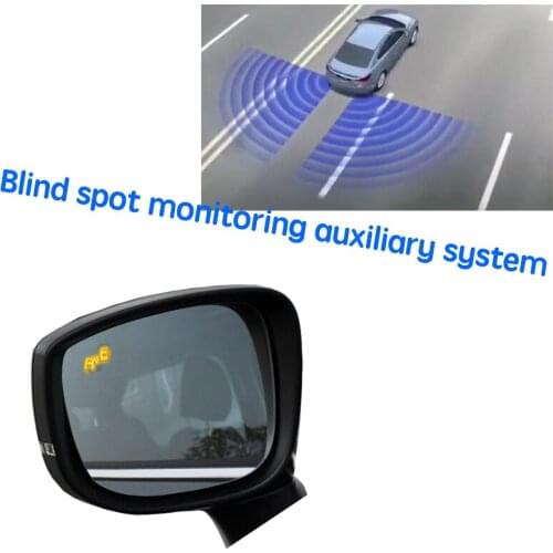 Car BSD BSM BSA Blind Area Spot Warning Drive Mirror Rear Radar Detection System For Mazda CX-8 2017~2020