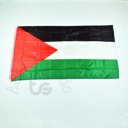 Palestine 90*150cm Palestinian flag Banner 3x5 Foot Hanging national flag for meet,Parade,party.Hanging,decoration