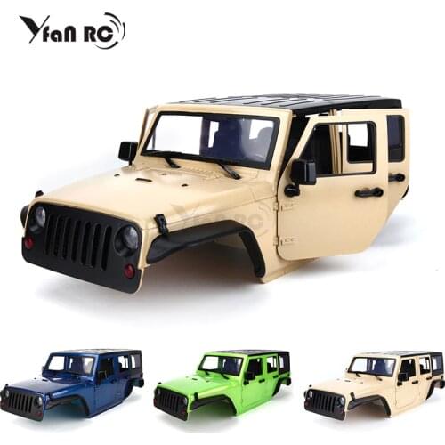 Free Shipping RTR Available 313mm Body Wheelbase Body Shell Cage for 1/10 RC Crawler Car SCX10 SCX10 II TRX4 90046 F156B