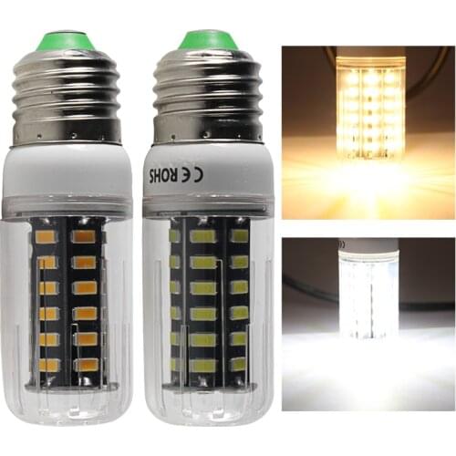 Lampada led corn bulb e27 E26 Low voltage Ac Dc 12v 24v 36v 48v 60v 8W home spot light 110v 220v flicker free energy saving lamp