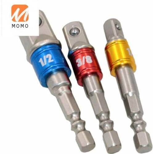 LCL30 3-piece Set Steel Impact Drive Tool With Steel Ball Socket Adapter Bit Set Hex Handle 1/2 1/4 3/8