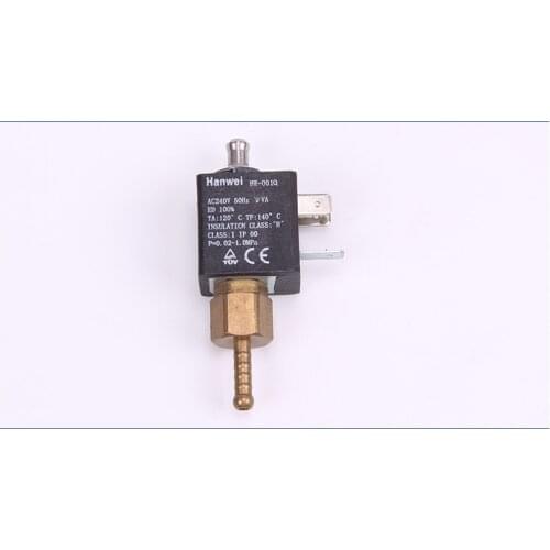 Normally Open N/O 2/3 Way AC 220V - 240V G1/8' Brass Coffee Makers Steam Air Water Electric Solenoid Valve Inlet Electromagnetic
