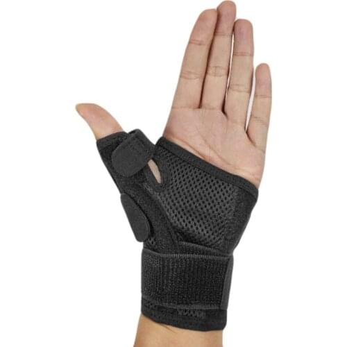 New W Adjustable Wristband Steel Wrist Brace Support Removable Arthritis Sprain Carpal Tunnel Splint Wrap Protector HHH