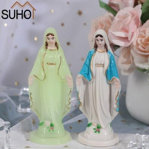 New Handmade Catholic Virgin Mary Statue, Virgin Mary Plastic Statue, Jesus, Christmas,Home Decor, Christmas Gifts