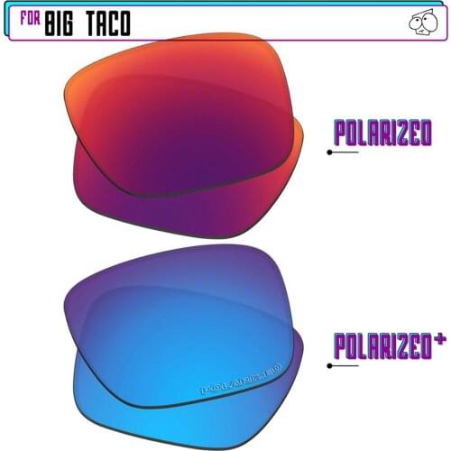 EZReplace Polarized Replacement Lenses for - Oakley Big Taco Sunglasses - BlueP Plus-MidnightP