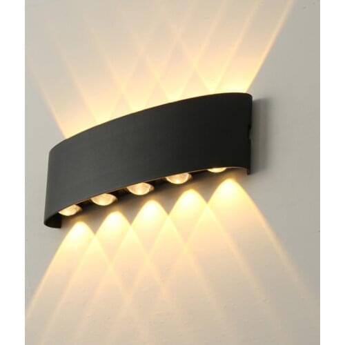 LED wall lamp Aluminum Waterproof outdoor wall lights for Porch/Garden /Bathroom light led luminaire 2W/4W/6W/8W/10W /12W