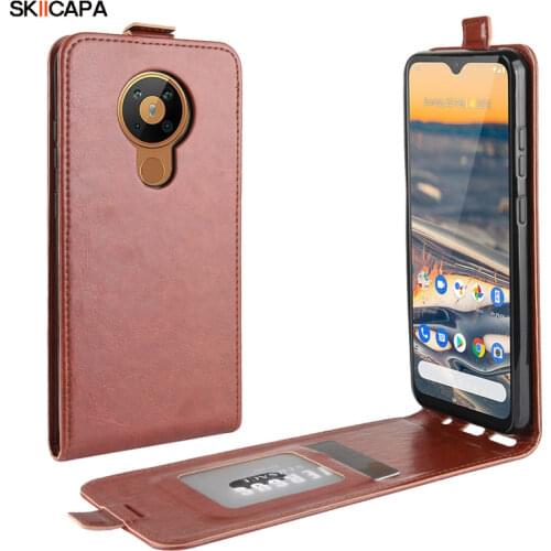 Retro Vertical Flip Leather Cover for Nokia 5.3 2.3 6.2 7.2 8.1 7.1 6.1 Plus X6 Up Down Leather Case for Nokia 1.3 4.3 Phone Bag