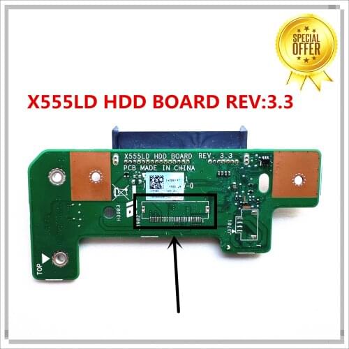 High Quality Original For Asus X555L X555LD HDD Board Hard Disk Drive Board X555LD REV:3.3 69N0R7020B01 100% Tested