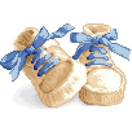 Top Quality DIY counted cross stitch kit shoes, sport shoes, beautiful shoes FREE delivery