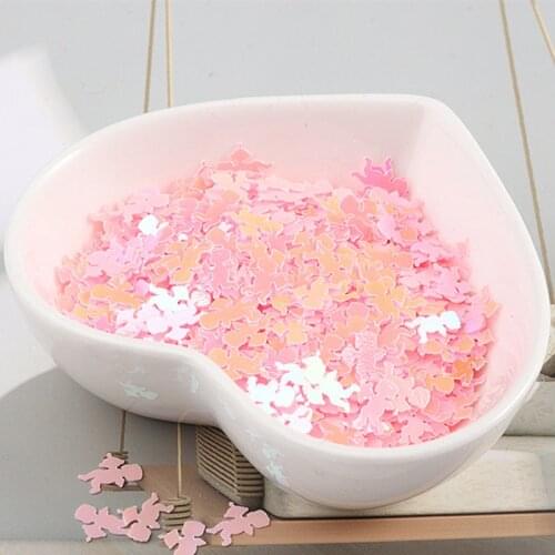 10g 8mm Little Angel Shape Sequins PVC Paillettes Halloween Christmas Sequin DIY Wedding Sewing Craft Lentejuelas Accessories