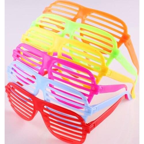 10 Pcs/set Colorful Shutter Shades Glasses Toys Kids Children Glasses Makeup Wedding Birthday Party Favors Gifts