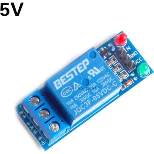5V 1 Channel Relay Module High Level Trigger for SCM Household Appliance Control for Arduino
