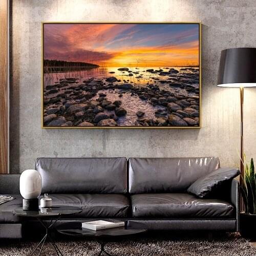 Artcozy Oil Canvas Painting boulder field For Home Decoration Wall Art